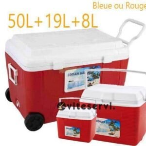 Série de 3 Cooler Box  Originaux de 50L 19L et 8L
