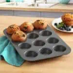 Moule de 12 trous ronds à muffins et cupcake de 12
