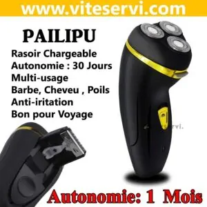 Rasoir Electrique rechargeable à Pailipu
