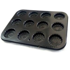 Moule de 12 trous ronds C à muffins et cupcake