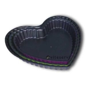 Jeu de 03 Moules Cœur à gâteau