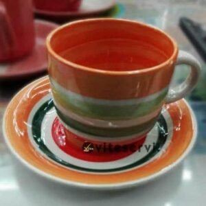 06 Tasses et sous tasses en céramique Ts02
