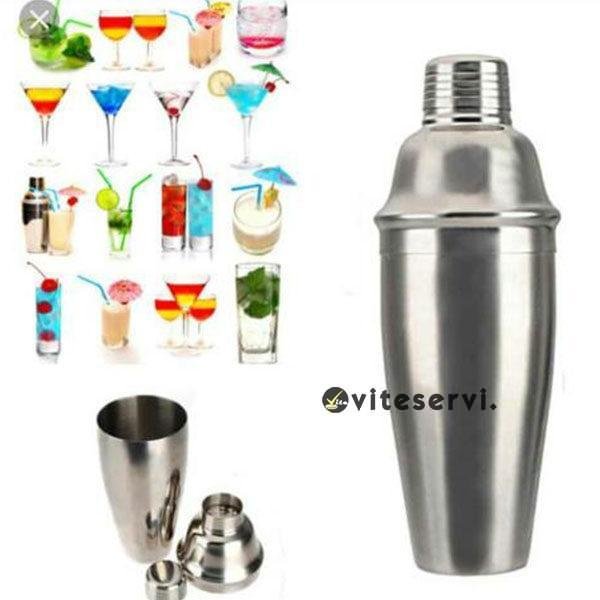 Shaker Shaker pour cocktail en inox, doré et plastique