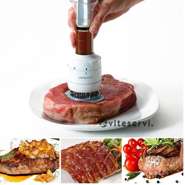 injecteur de sauce viteservi Attendrisseur de viande et Injecteur de sauce