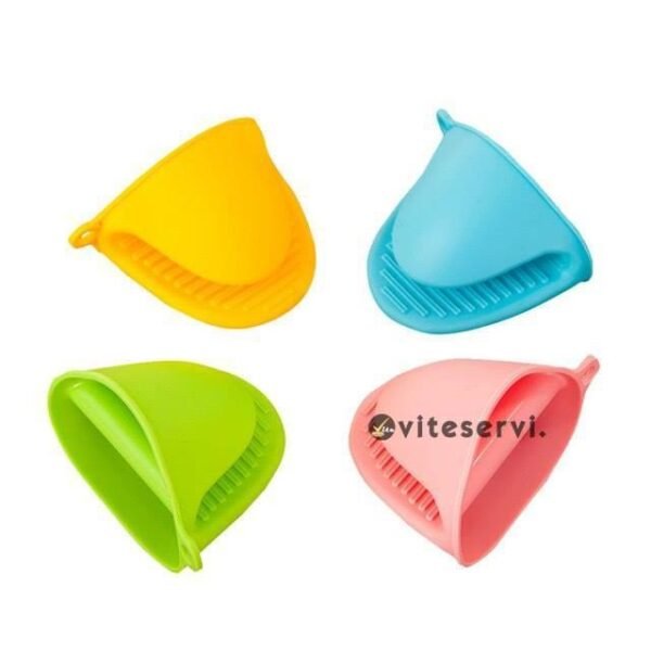 mini gant four viteservi 2 Paire de Mini gant silicone anti-brûlure