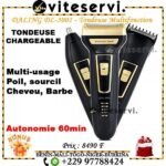 Tondeuse Chargeable Rasoir DALING-3en1 Autonomie 8heures