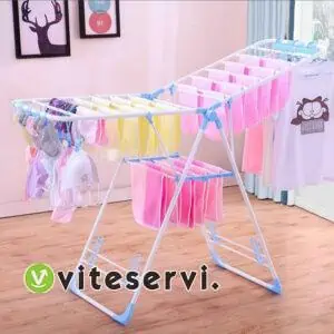 Séchoir Étendoir pliable à trois couches