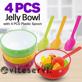 Jelly bowl 2 Bol à crème JELLY BOWL sans BPA 8 pièces