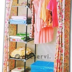 Armoire démontable Fleuri 5 étagères + 1 M 28109