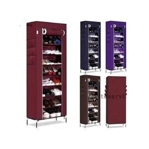 Armoire à chaussure 10 Niveaux à couverture T-1099