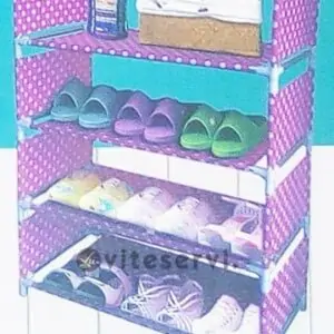 Armoire à chaussure 5 Niveaux à couverture M-55