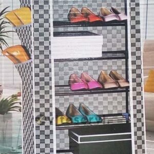Armoire à chaussure 7 Niveaux +3 à couverture M-7177