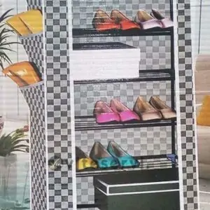 Armoire à chaussure 7 Niveaux +3 à couverture M-7177