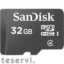 Carte mémoire 32Gb viteservi Carte Mémoire 16 Go