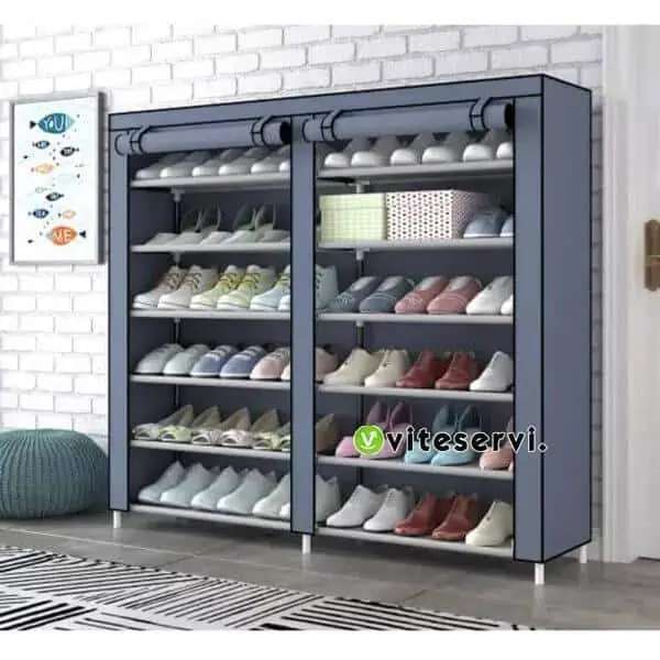 Armoire à chaussure 12 Niveaux Double battant T-2712