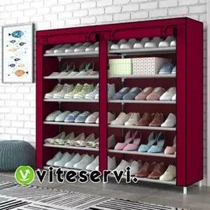 Armoire à chaussure 12 Niveaux Double battant T-2712