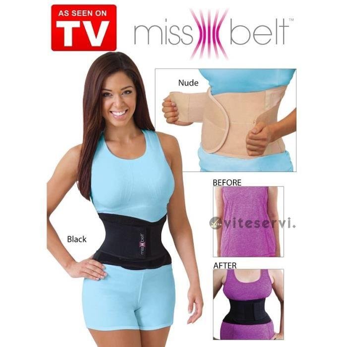 miss belt ceinture type corset gaine ligne amin Gaine Miss Belt 2 couleurs