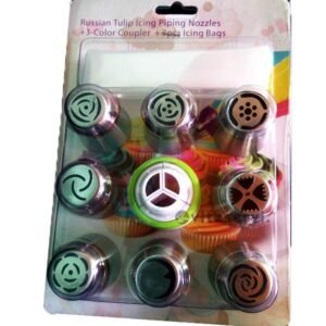 Set de 9 douilles russes et adaptateur tricolores