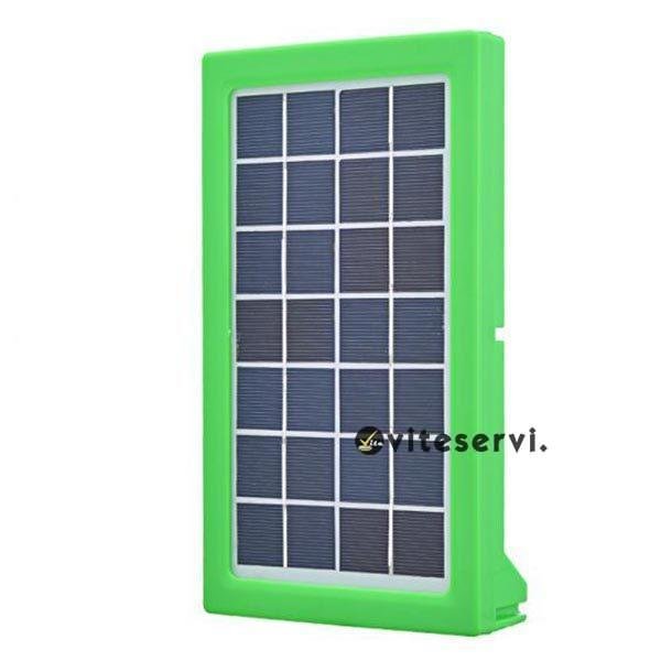 Panneau solaire multifonction Charge portable + Lumiere et torche