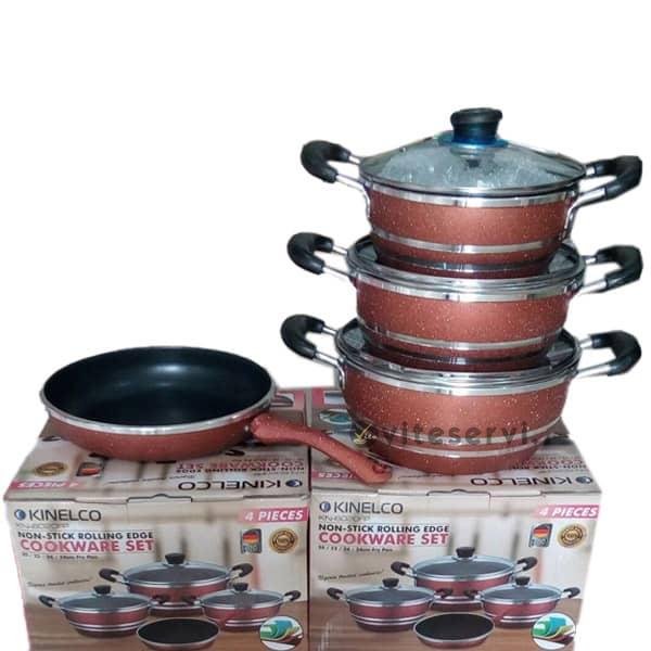 WhatsApp Image 2019 04 11 at 00.02.04 Set de 04 pièces KINELCO anti-adhésif 03 Casseroles et 01 Poêle