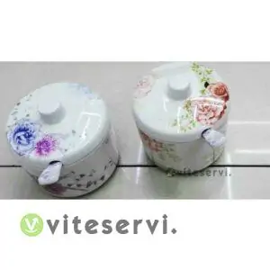 Set de 02 sucriers plus petite cuillère