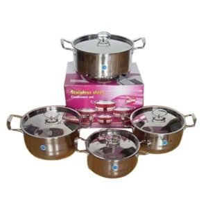 Set de 4 pièces de casseroles STAINLESS STEEL C01