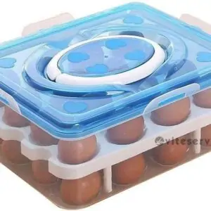 Plateau porte oeuf 2 niveaux pour 32 oeufs