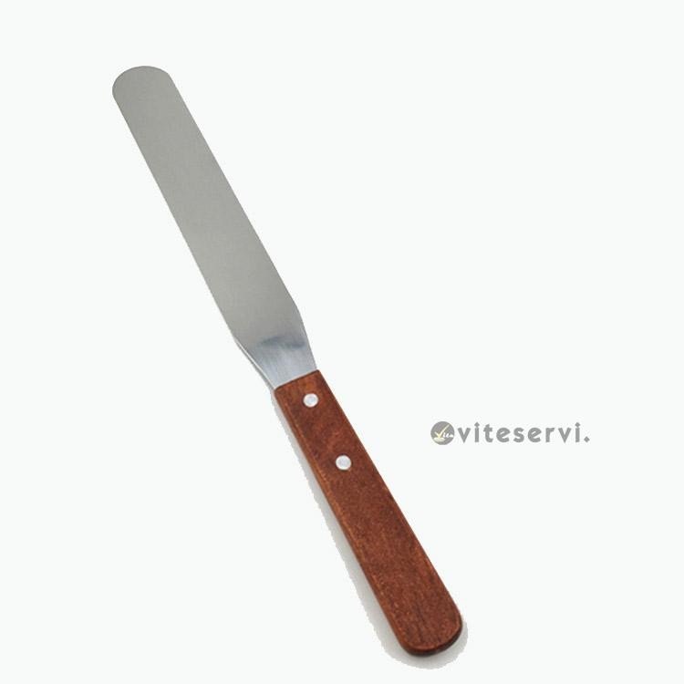 spatule à larme coudée Spatule Métallique à lame coudée de Pâtisserie