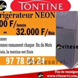 Tontine Réfrigérateur NEON