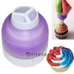 Adaptateur à trois crèmes pour pâtisserie
