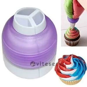 Adaptateur à trois crèmes pour pâtisserie