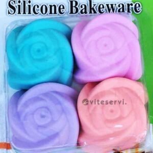 Set de 12 Moules à cake ou savon en Silicone forme fleur