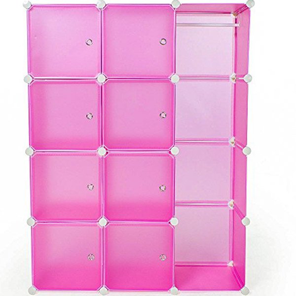 12 casiers Armoire en plastique DIY 12 casiers