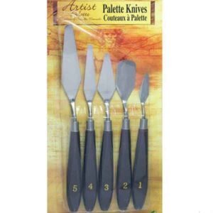 Set de 05 Spatules Couteaux à Palette C27