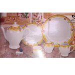 Ensemble d'Assiettes et Tasses de 24 pièces