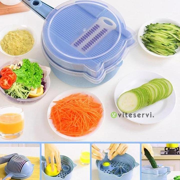 6a4ff3b9 8b2a 449f b053 2e640efacac5 Nicer Dicer rond 9 en 1 ultra efficace eminceur découpe légume