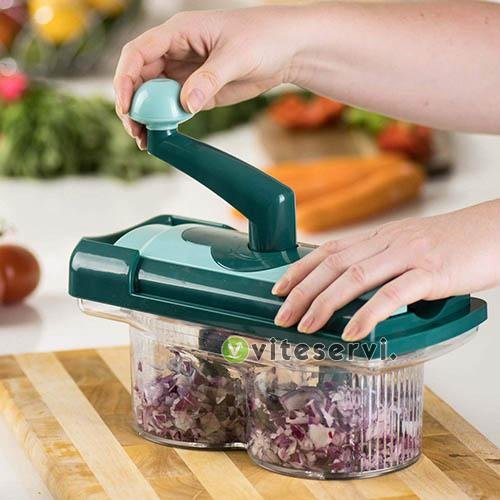 Nicer Dicer Twist hachoir viteservi Nicer Dicer Twist Smart de Genius Hachoir pour fruit légumes et viande