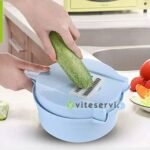 Nicer Dicer rond 9 en 1 ultra efficace eminceur découpe légume