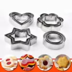 Set de 03 emportes pièces en métal de différents formes