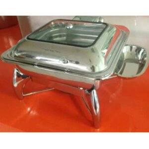 Grand Dish de service bien lourd en Inox
