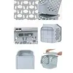 Panier de rangement superposable en plastique multi usage