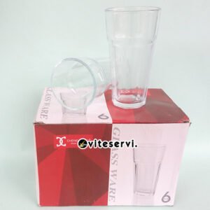 Ensemble de 06 verres à Bière type Shaker EV06