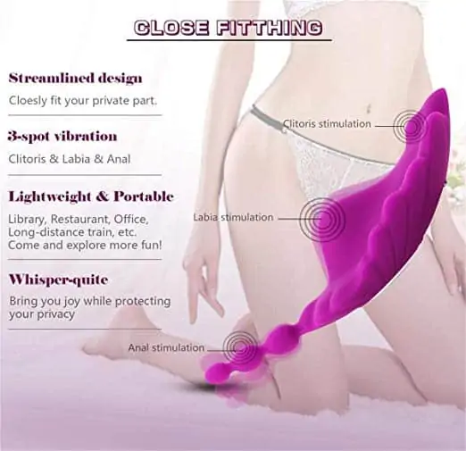 61dC7igLt1L. SX522 Stimulateur clitoridien de contrôle sans fil Adorime SexToy