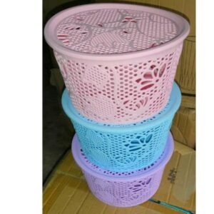 Panier en plastique à couvercle Multi-fonction R30