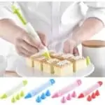 Écritoire stylo à crème à différent douilles en plastique