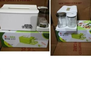 Porte papier torchon, cellier et porte coton tige 3 en 1 PP-458