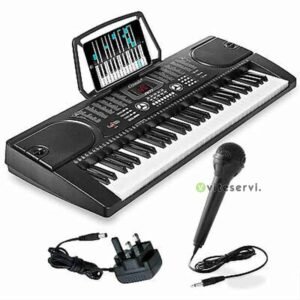 Piano clavier électrique, instruments numérique avec micro 61 Clés