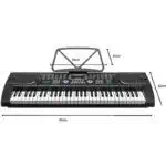 Piano clavier électrique, instruments numérique avec micro 61 Clés