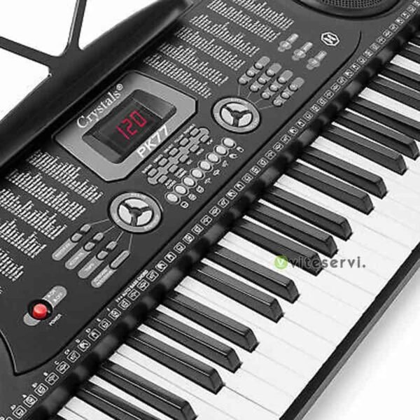 Piano clavier électrique, instruments numérique avec micro 61 Clés