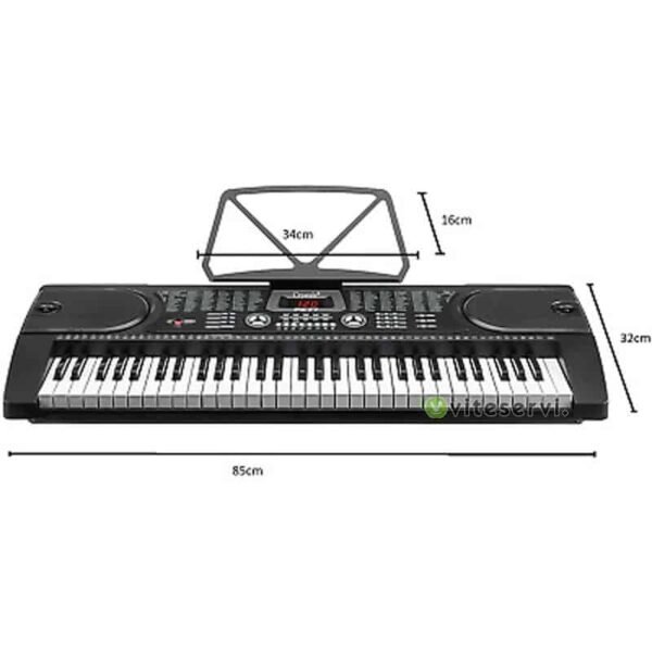 Piano clavier électrique, instruments numérique avec micro 61 Clés